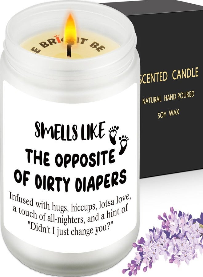 VIISPIRIT New Baby Gifts Candle, Smells Like the Opposite of Dirty Diapers, Funny Shower Gift, Post Partum Gift, Funny Expecting Mom Gifts, Scented Candle For New Mama, Giving Birth, First Time Mom Present Idea - Image 1